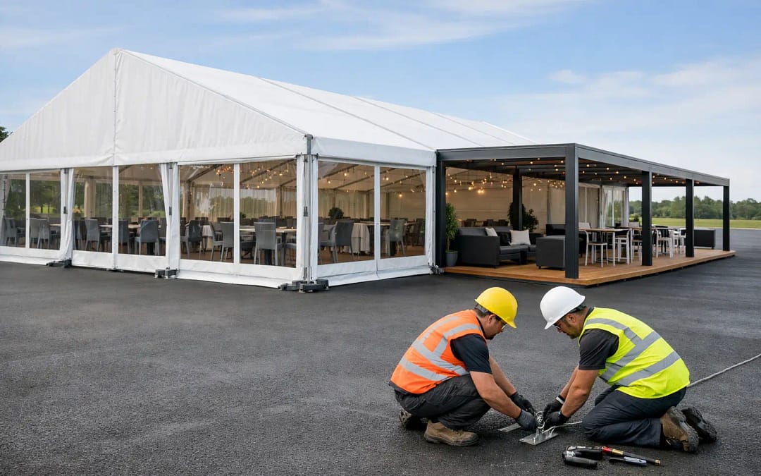 Can Marquees Be Built on Tarmac Safely?