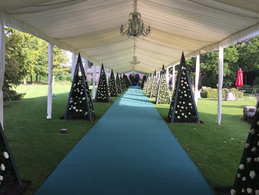 Covered walkway for Prestonfield House, Edinburgh Covered walkway for Prestonfield House, Edinburgh