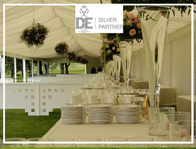 Purvis Marquees, Duke of Edinburgh’s Award, Silver Partner
