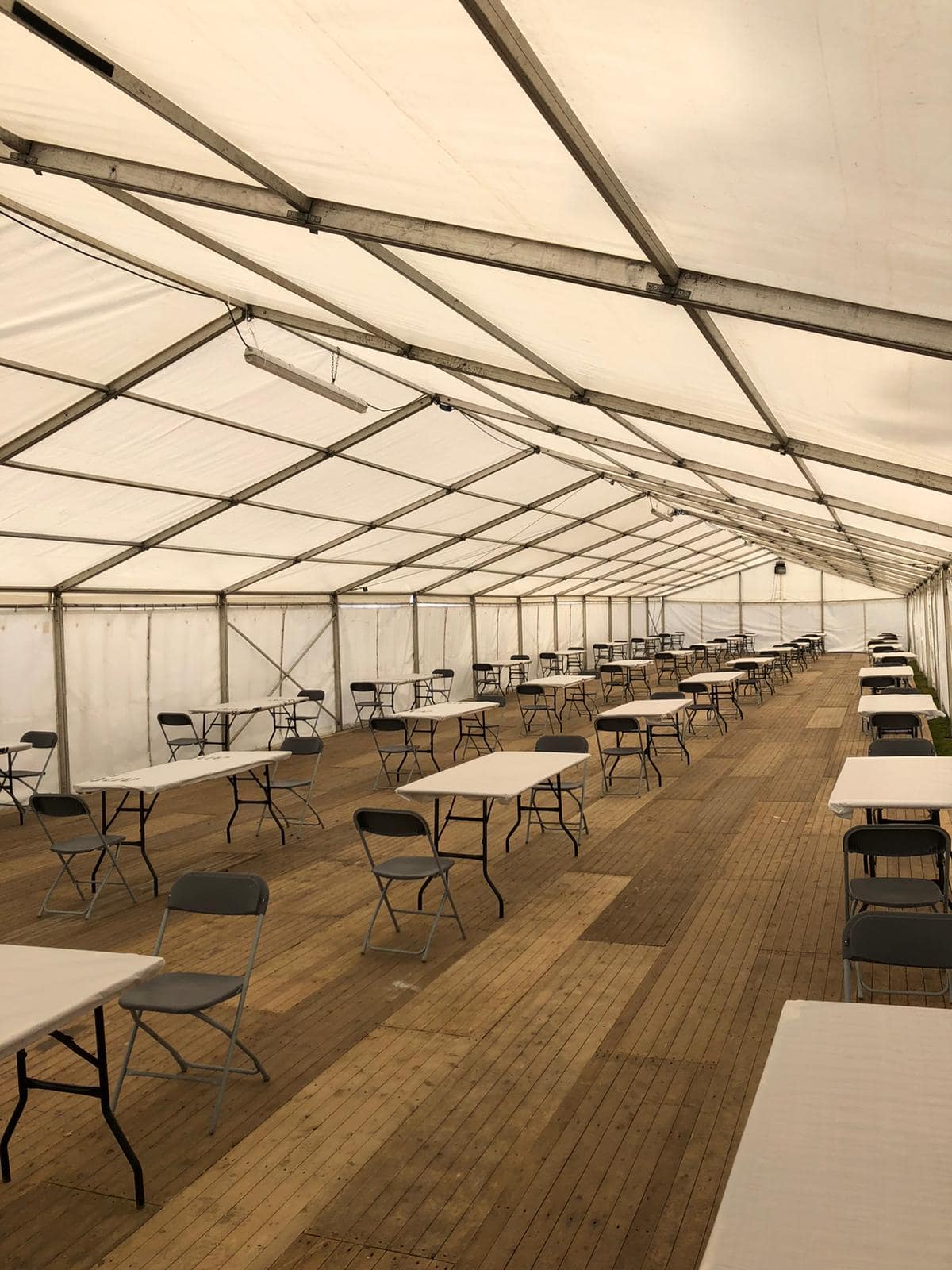 Purvis Marquee Hire Dining Hall Segregation